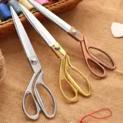 Professional Tailor Sewing Shears Dressmaker Scissors Silver Gold Bronze Color