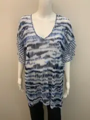 NEW RRP$109 TAKING SHAPE "MAD ABOUT BLUE" TOP SIZE MEDIUM=18/20 (# 4431)