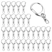 50 pcs Lobster Clasp Key, Keychain Clip, Swivel Clasps Lanyard Snap Hook, DIY...