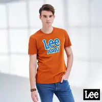 在飛比找樂天市場購物網優惠-Lee Jeans文字短袖圓領T恤 男款 焦糖 Modern
