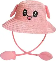 [Ｓｉｍｈｏａ] Bunny Moving Ears Hat Trendy Fisherman Cap for Outdoor Activities Traveling