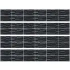 48 Sheet Self Adhesive Tile Stickers Peel and Backsplash Black Wall Decals