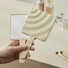 HD Beauty Makeup Mirror Handheld Cosmetic Mirror New Make Up Mirror Women
