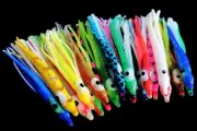 20 pcs 6cm Squid Rubber Skirts Octopus Fishing Lures Baits Fishing Accessories