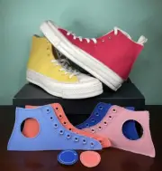 Joshua Vides X Converse Chuck 70 Hi Interchangeable Panels Multi Color Size 7-11