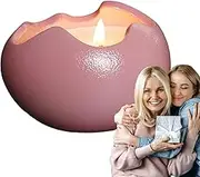 Small Votive Candle Holders | Easter Egg-Scented Candle Holder | Egg Shaped Ceramic Candlestick for Birthday Table Decorations Centerpieces for Home Party and Special Occasions