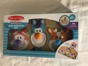 Melissa & Doug First Play Wooden Jumbo Knob Farm Animal Puzzle (3 pcs) New