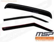 3pcs Out-Channel Visor Rain Guards Sunroof Combo Volvo C30 2008-2013 2 Door (for: Volvo)