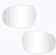 Wing Mirror Glass for BMW 1 3 Series E81 E90 E91 E92 325i 328i 2009-2013 Left Or Right Heated Mirror Glass Rearview Mirror Glass Side Wing Mirror Glass(White A Pair)