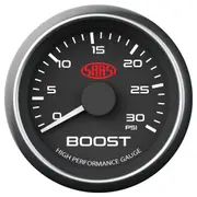 SAAS boost gauge 2" black 0-30psi for Nissan Patrol GU TD42T 4.2 Diesel