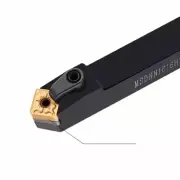 45° MSDNN 1616H12 16mm CNC Lathe Neutral Turning Tool Holder + 1Pcs SNMG120408
