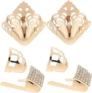 [LIFKOME] 3 Pairs High Heel Protectors Durable Metal Tip Covers for Pointed Heels Replacement Caps to Shield Against and Scratches Essential for Elegant Shoe Care