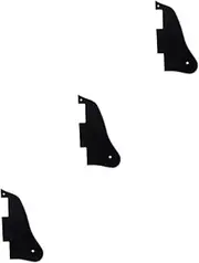 SUPVOX 3pcs 3 Guitar Pickguard Shield 3 Ply Archtop Pickguard Black Fits Dot Style Guitar