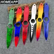CSGO Hunting Camping Tactical Survival straight knife Gift collection Colorful