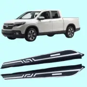 2pcs Side Step fit for Honda Ridgeline 2017-2024 Running Board Nerf Bars Silver