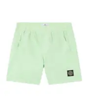 Stone Island Junior Logo Patch Drawstring Swim Trunks 8Y,6Y,4Y,14Y,3Y,12Y,10Y chlorophyll