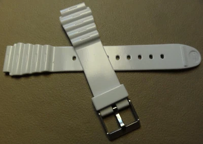 New Mens Timex Classic 80 T2N482 Fits 18mm Solid White Watch Band Sport Digital