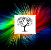 LARGE TREE WITH HEART AIRBRUSH, PAINT BRUSH TEMPLATE ART STENCIL