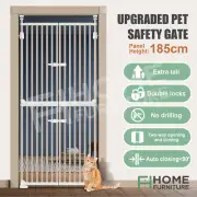 Safety Gate Pet Dog Cat Security Stair Barrier Extra Tall Fence Door Retractable