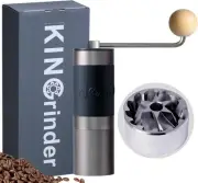 【Famous KOL Recommended】KINGrinder K1 Manual Hand Coffee Grinder Iron Grey