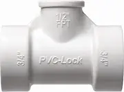 Orbit 34772 3/4" PVC-Lock x 1/2" FPT Reducing Tee
