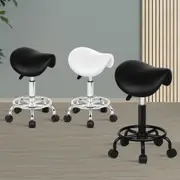 ALFORDSON Salon Stool Saddle Swivel Barber Hair Dress Chair Sierra