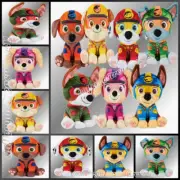 Paw Patrol 8" Plush Jungle Pups Tracker Skye Chase Rocky Zuma Rubble Marshall