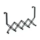 Over the Door Hooks Expandable Towel Coat Rack Hanging Five Hooks 1 PCS P5J5