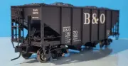 ATLAS 7760-1 "O" Baltimore & Ohio 55 Ton Fishbelly Hopper Car B&O #3663 2-Rail