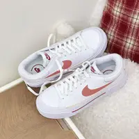 在飛比找蝦皮購物優惠-Nike Court Lite 鬆糕鞋 女鞋 蜜桃粉 粉勾 