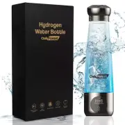 Portable Hydrogen Water Bottle with SPE PEM Technology | OLED Display USB Rechar