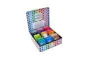 Tea Tonic Gourmet Tin Tea Chest High Tea x 63 Tea Bags + Mini Gold Sugar