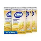 Dial Antibacterial Bar Soap, Spring Water, 32 Bars, 8 Count (Pack of 4)