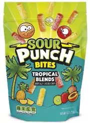 1x Sour Punch Bites Chewy Candy 9.0 OZ