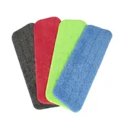 Replacement Microfiber Flat Mop Head Refill Floor Cleaning Pads Absorbent Cloths - 2x