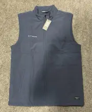Travis Matthew Interlude Puffer Vest Blue Size Large NWTs