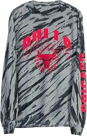 Junk Food Clothing Chicago Bulls Full Court Tie-Dye Long Sleeve