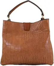 [JEN & CO.] Satchel Bags for Women Satchel Purse - Vegan Leather Tati Satchel with Zip and Inner Slip Pockets (M1951)
