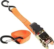 HEALEEP Ratchet Tie Down Strap Meters Heavy Duty Cargo Fixing Strap with Hooks for Luggage Trailers and Trucks Durable Lightweight High Strength Material