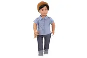 Our Generation- Franco 18 inch Non-posable Boy Regular Fashion Doll- for Ages 3 Years and Up