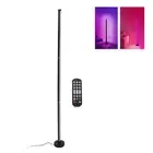 AKLOSIPY RGB LED Corner Floor Lamp With Music Sync And 3 Control Modes For