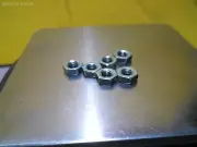 GO CART KART Steel Jam Nuts-5/16"-24 RIGHT HAND (5) SILVER