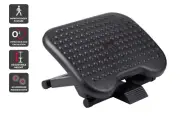 Ergolux Adjustable Under Desk Foot Rest (Black)