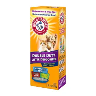 【ARM&HAMMER 鐵鎚】強效貓砂專用除臭粉(850g)