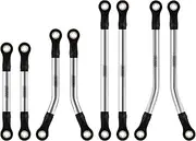INJORA Stainless Steel Link Set High Clearance Links for TRX4M Upgrade Parts 1/18 RC Crawler Car