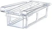 Iseto I-533 Refrigerator Tray, Slim, Clear, Made in Japan, Size: 4.1 x 8.1 x 2.9 inches (10.3 x 20.5 x 7.3 cm)
