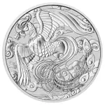 [白銀之手]<現貨>2022澳洲中國傳說神獸6-鳳凰1盎司普鑄銀幣1900