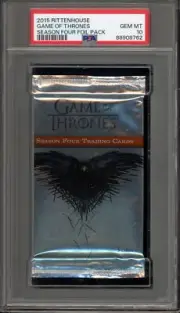 2015 Rittenhouse Game of Thrones Season 4 Authentic Sealed Booster Pack PSA 10