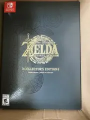 New THE LEGEND OF ZELDA TEARS OF THE KINGDOM COLLECTOR'S EDITION in hand