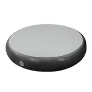 Powertrain 1m Air Track Spot Round Inflatable Tumbling Mat (Black)
